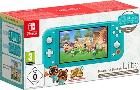 Nintendo Switch Lite, 32GB Tendo y Nendo Aloha Turquesa (No DLC